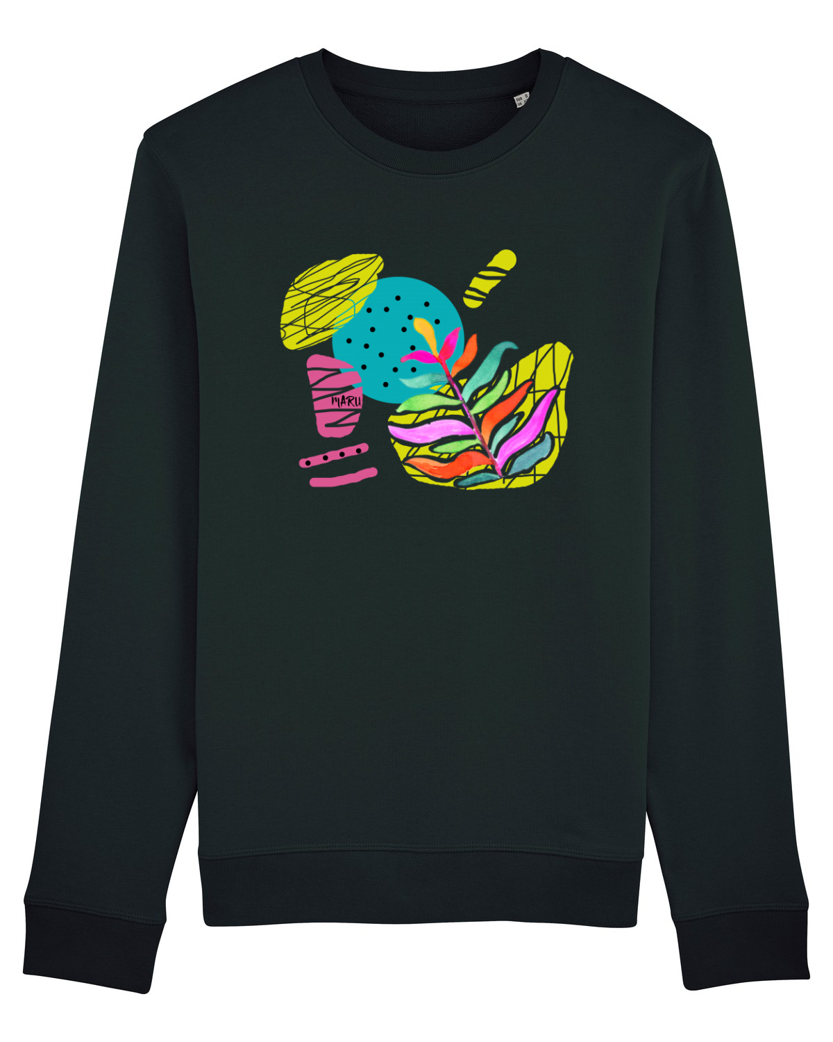Bluză mânecă lungă Unisex Rise Black