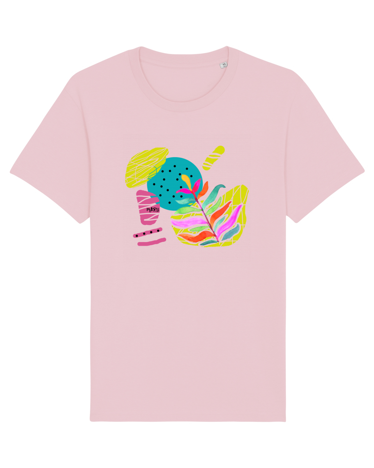 Tricou mânecă scurtă Unisex Rocker Cotton Pink