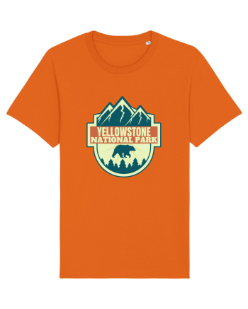 Yellowstone National Park Bright Orange
