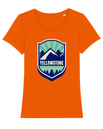 Yellowstone National Park Bright Orange