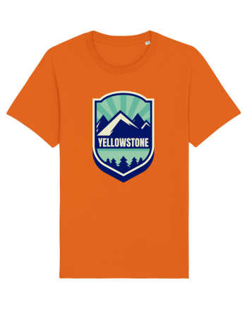 Yellowstone National Park Bright Orange