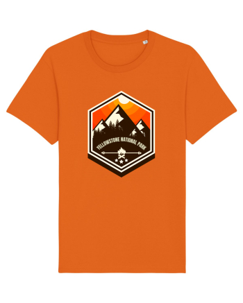Yellowstone National Park Bright Orange