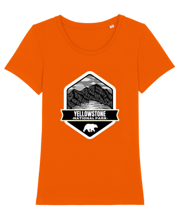 Yellowstone National Park Bright Orange