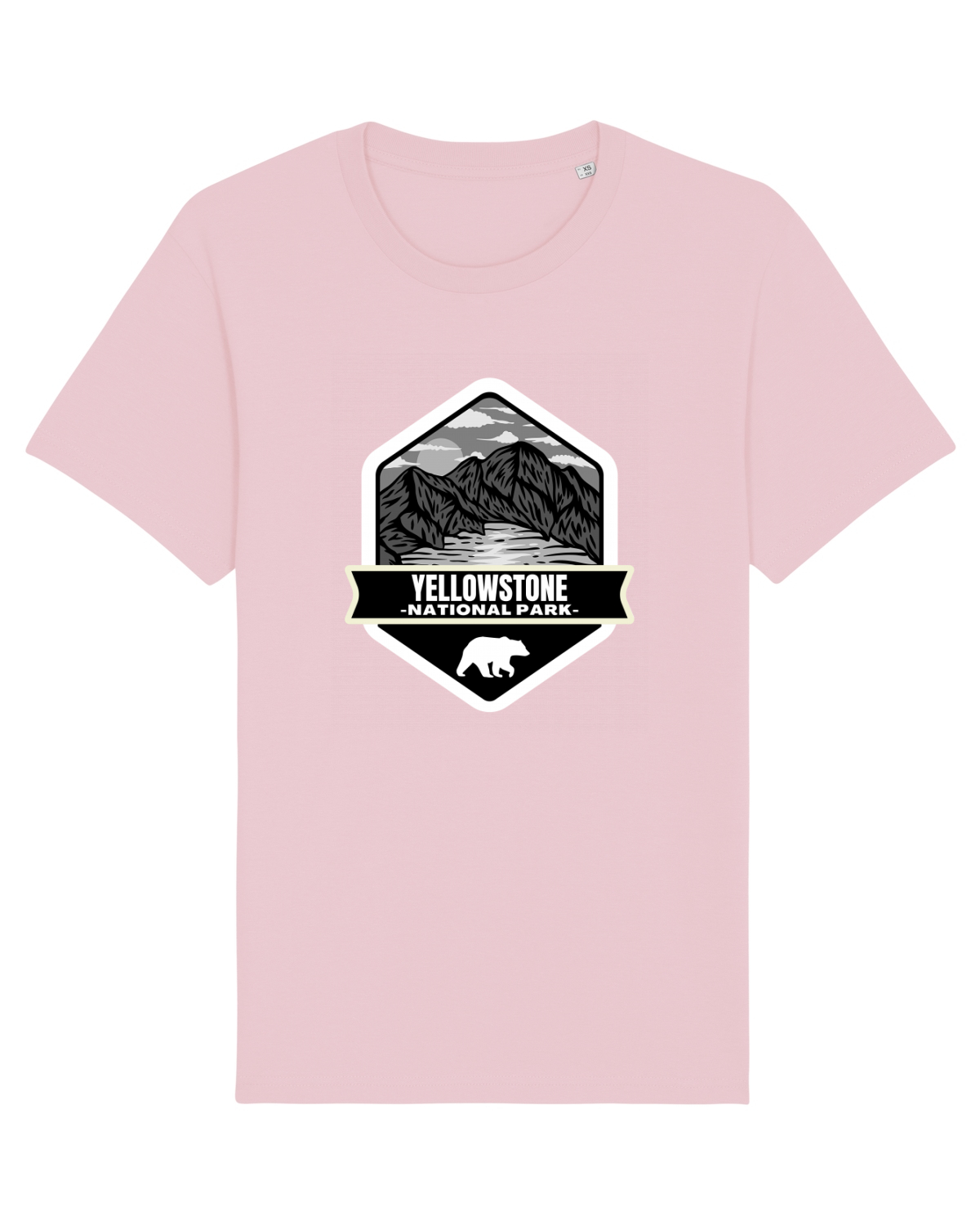 Tricou mânecă scurtă Unisex Rocker Cotton Pink