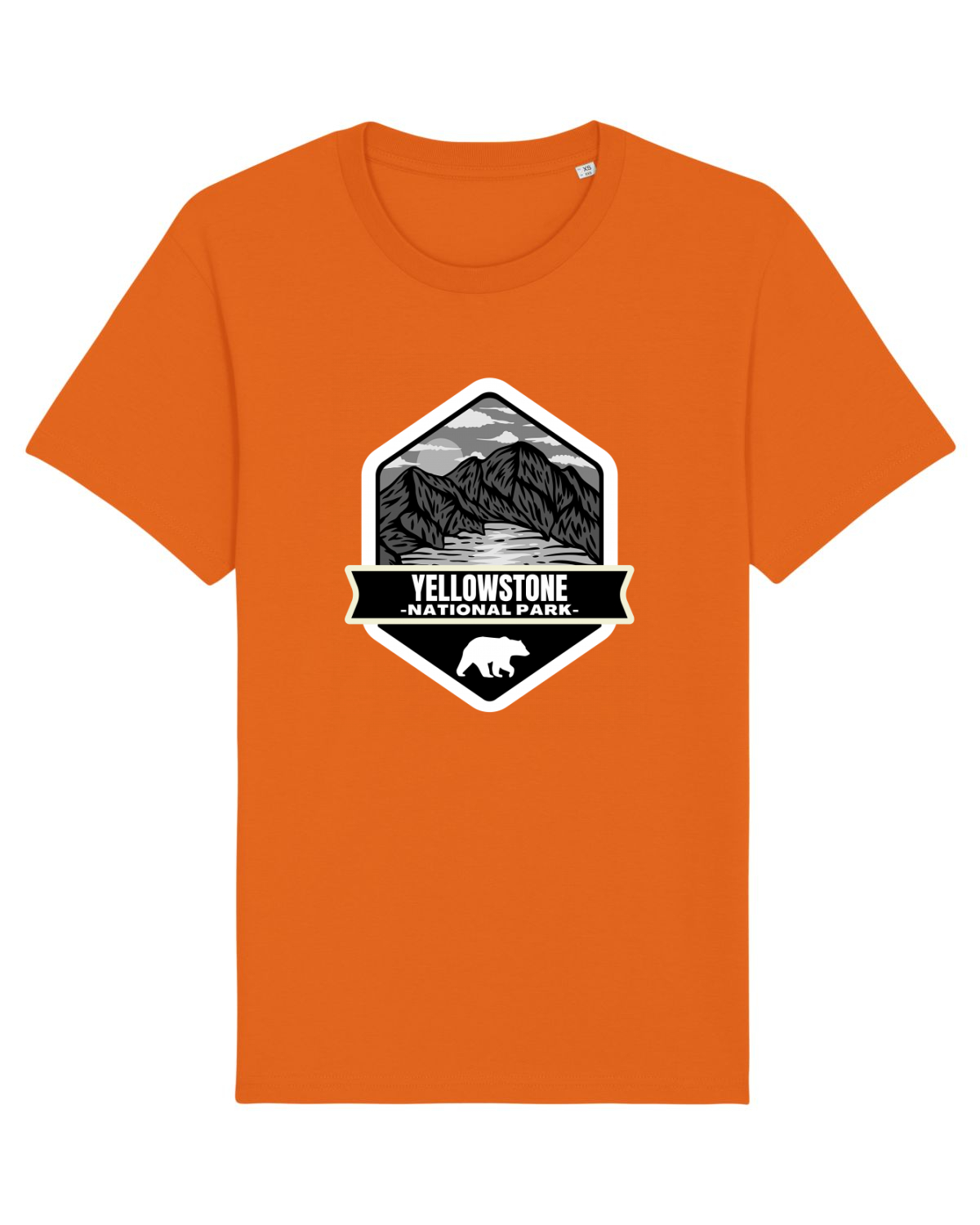 Tricou mânecă scurtă Unisex Rocker Bright Orange