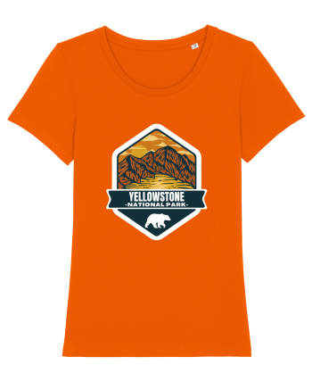Yellowstone National Park Bright Orange