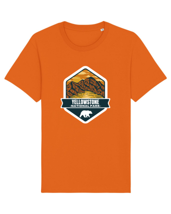 Yellowstone National Park Bright Orange