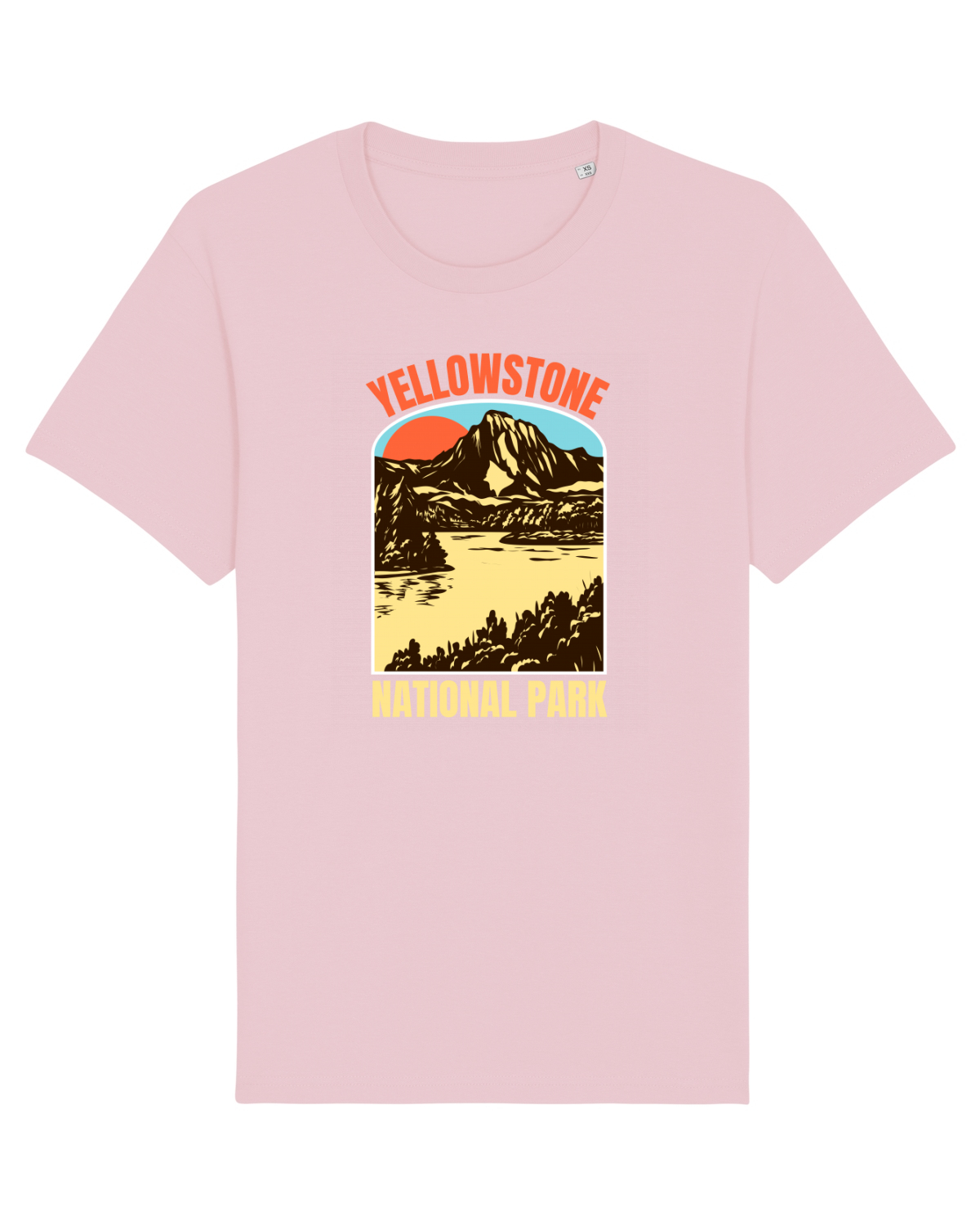 Tricou mânecă scurtă Unisex Rocker Cotton Pink