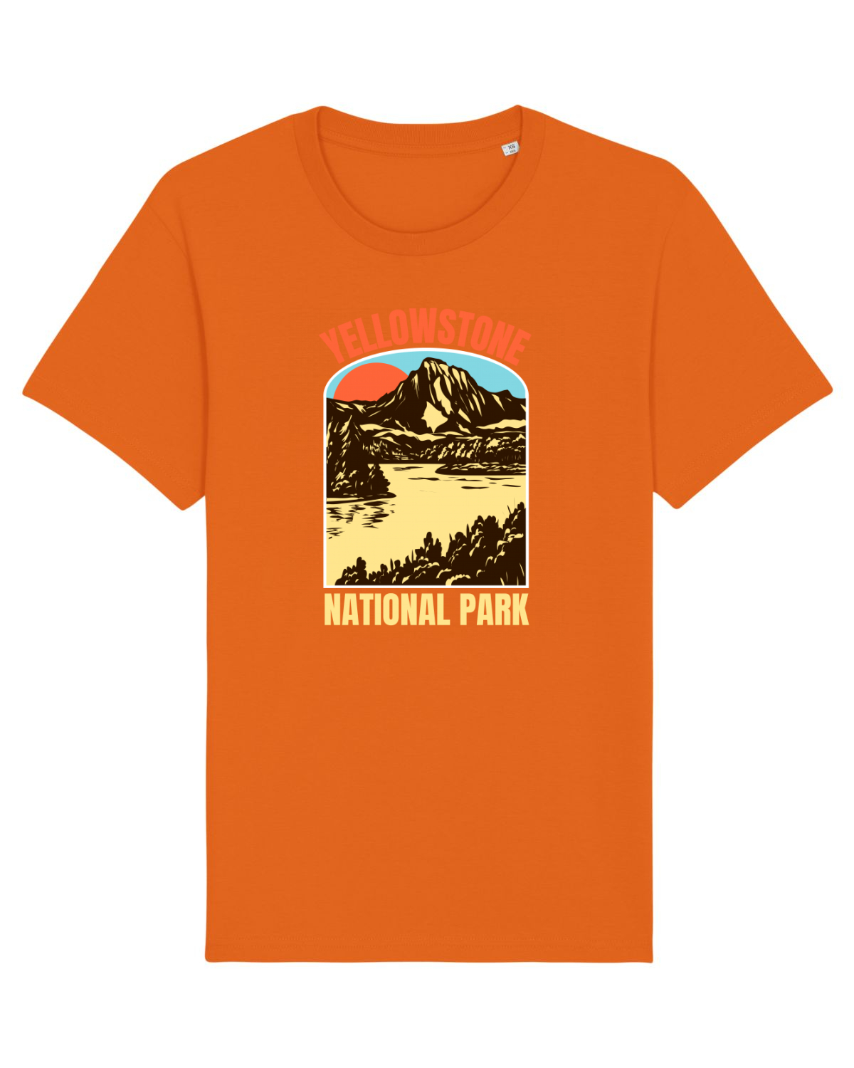Tricou mânecă scurtă Unisex Rocker Bright Orange