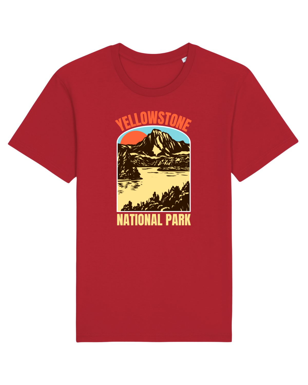 Tricou mânecă scurtă Unisex Rocker Red