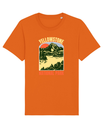 Yellowstone National Park Bright Orange
