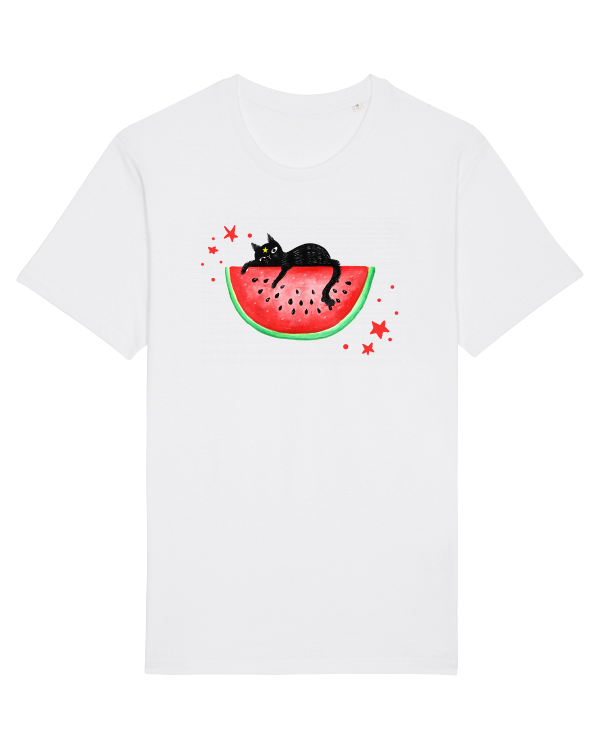 Tricou mânecă scurtă Unisex Rocker White