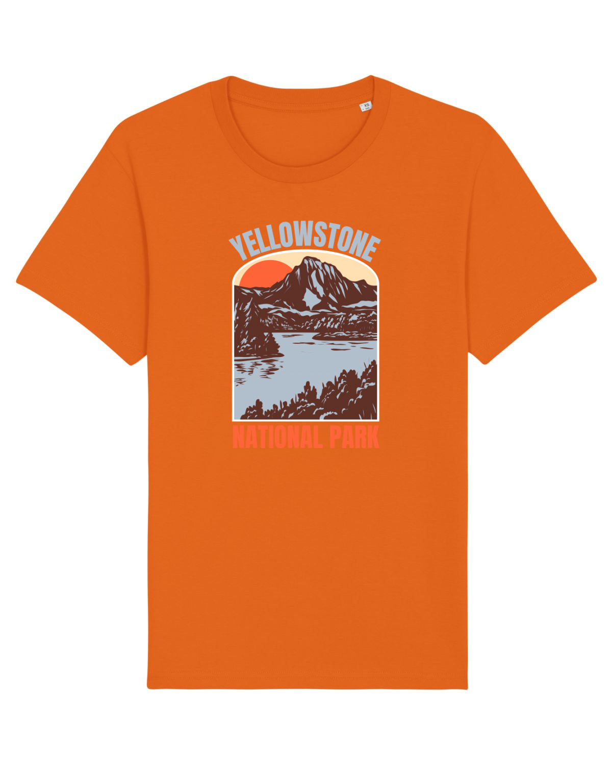 Tricou mânecă scurtă Unisex Rocker Bright Orange