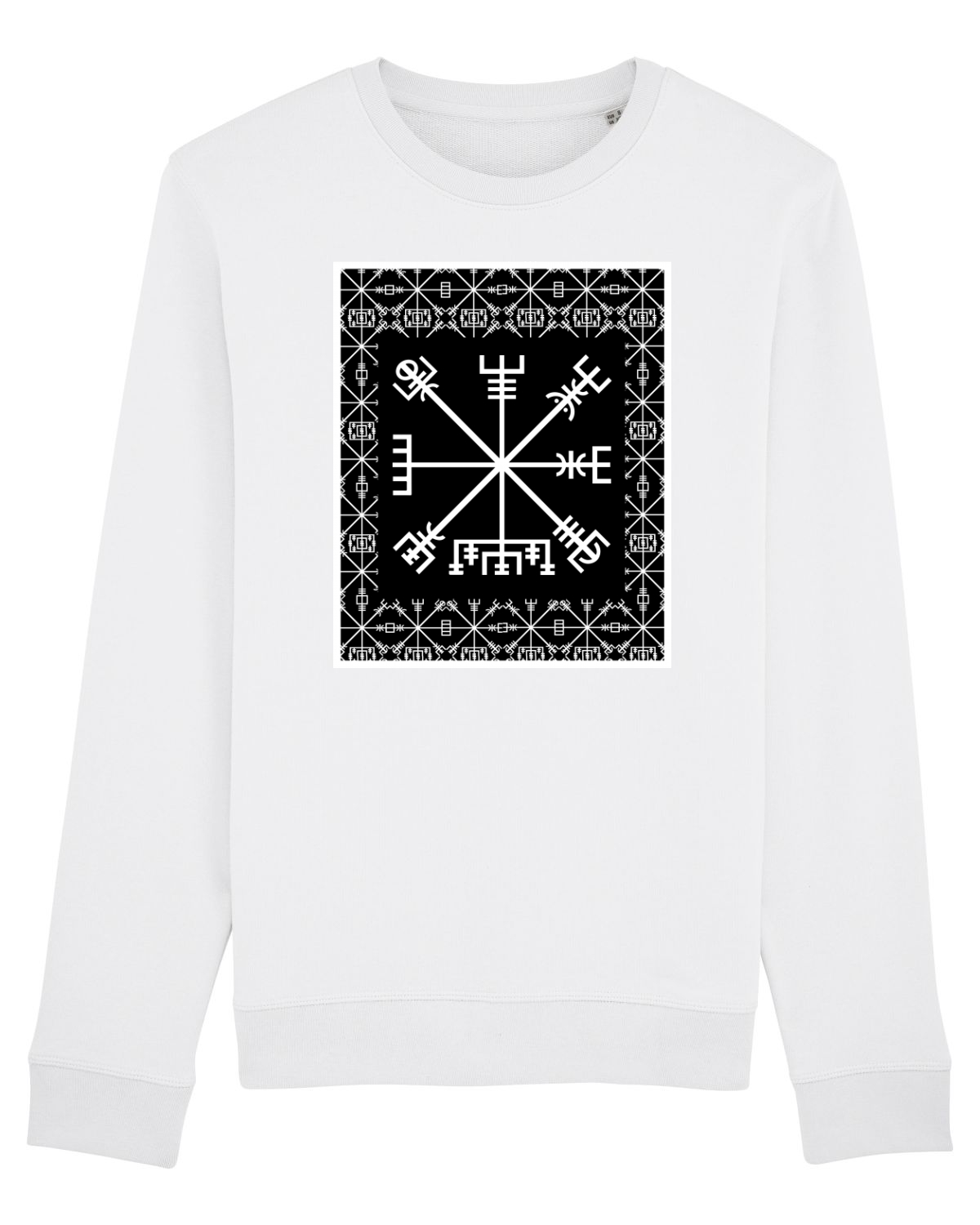 Bluză mânecă lungă Unisex Rise White