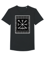 Viking Compass Tricou mânecă scurtă guler larg Bărbat Skater