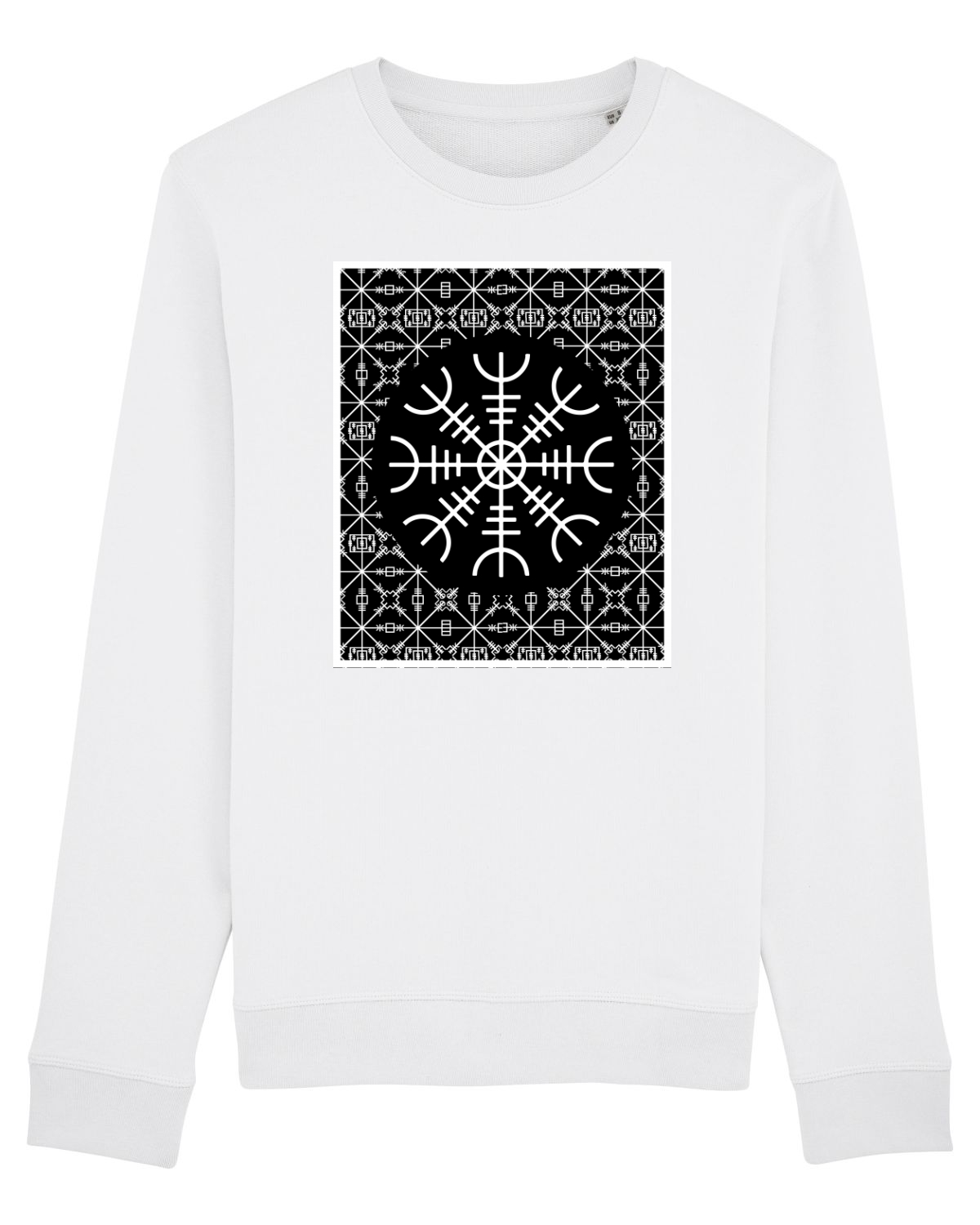 Bluză mânecă lungă Unisex Rise White