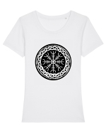 Viking Compass Tricou mânecă scurtă guler larg fitted Damă Expresser