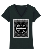 Viking Compass Tricou mânecă scurtă guler V Damă Evoker