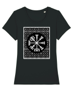 Viking Compass Tricou mânecă scurtă guler larg fitted Damă Expresser