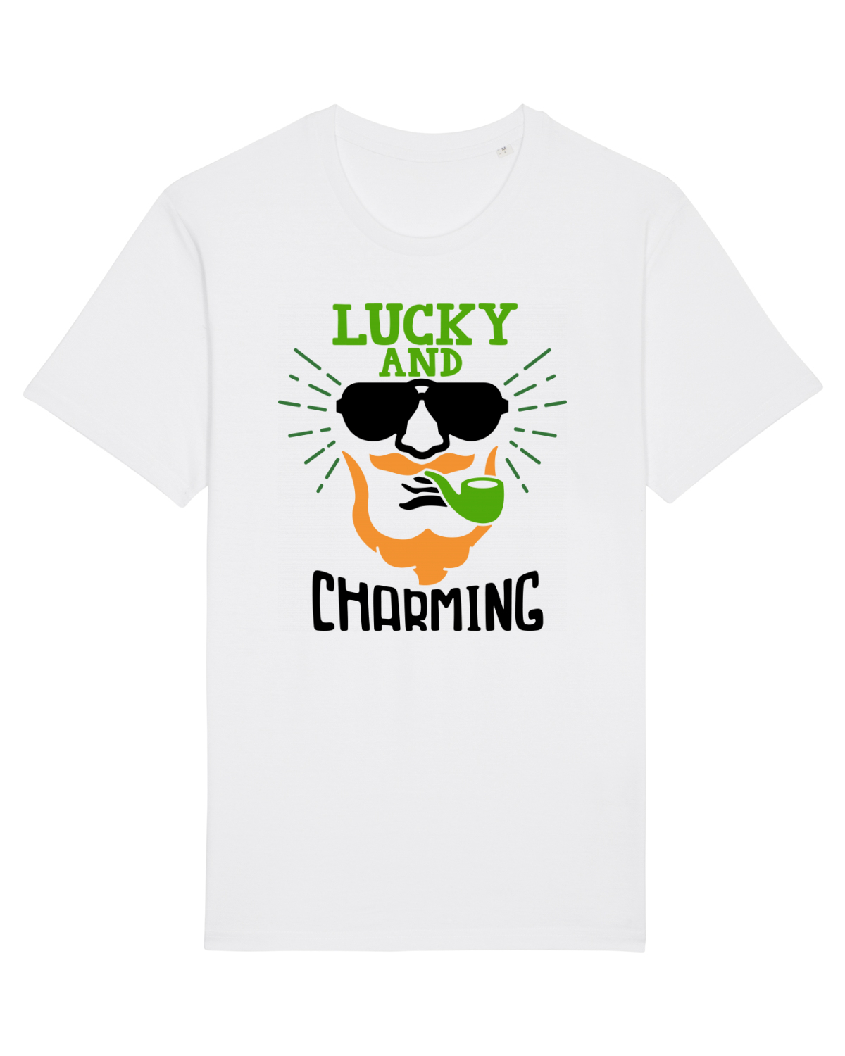 Tricou mânecă scurtă Unisex Rocker White