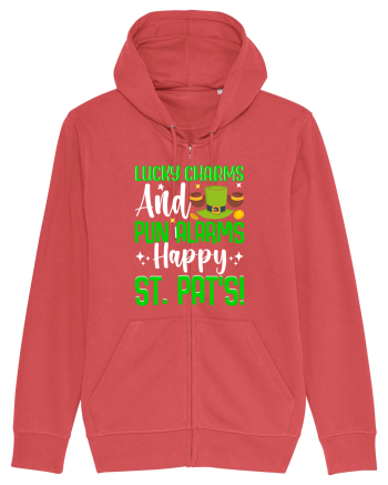 Lucky charms and pun alarms. Happy St. Pat's! Carmine Red