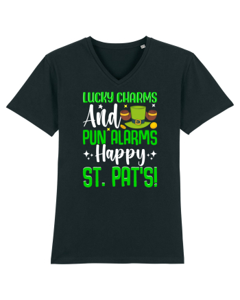 Lucky charms and pun alarms. Happy St. Pat's! Black
