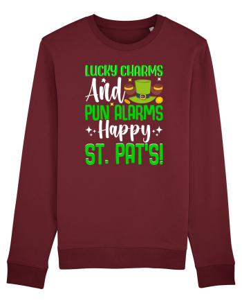 Lucky charms and pun alarms. Happy St. Pat's! Burgundy