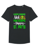 Lucky charms and pun alarms. Happy St. Pat's! Tricou mânecă scurtă guler larg Bărbat Skater