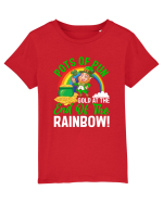 Pots of pun gold at the end of the rainbow! Tricou mânecă scurtă  Copii Mini Creator