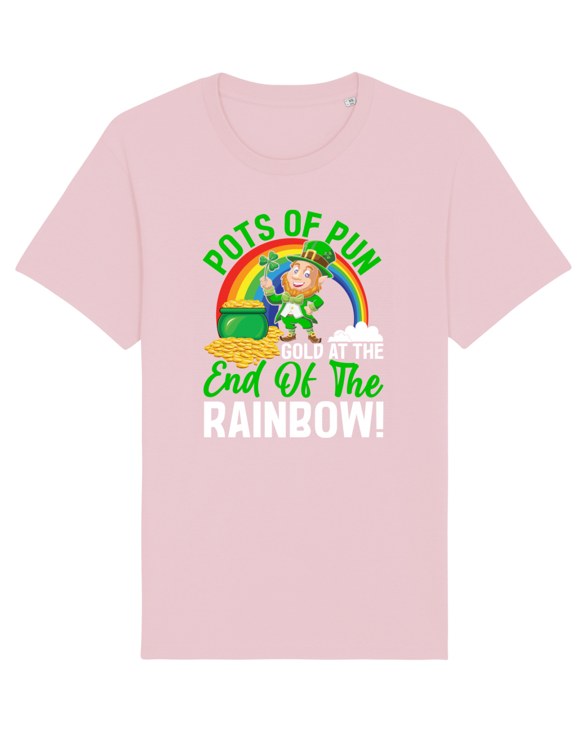 Tricou mânecă scurtă Unisex Rocker Cotton Pink