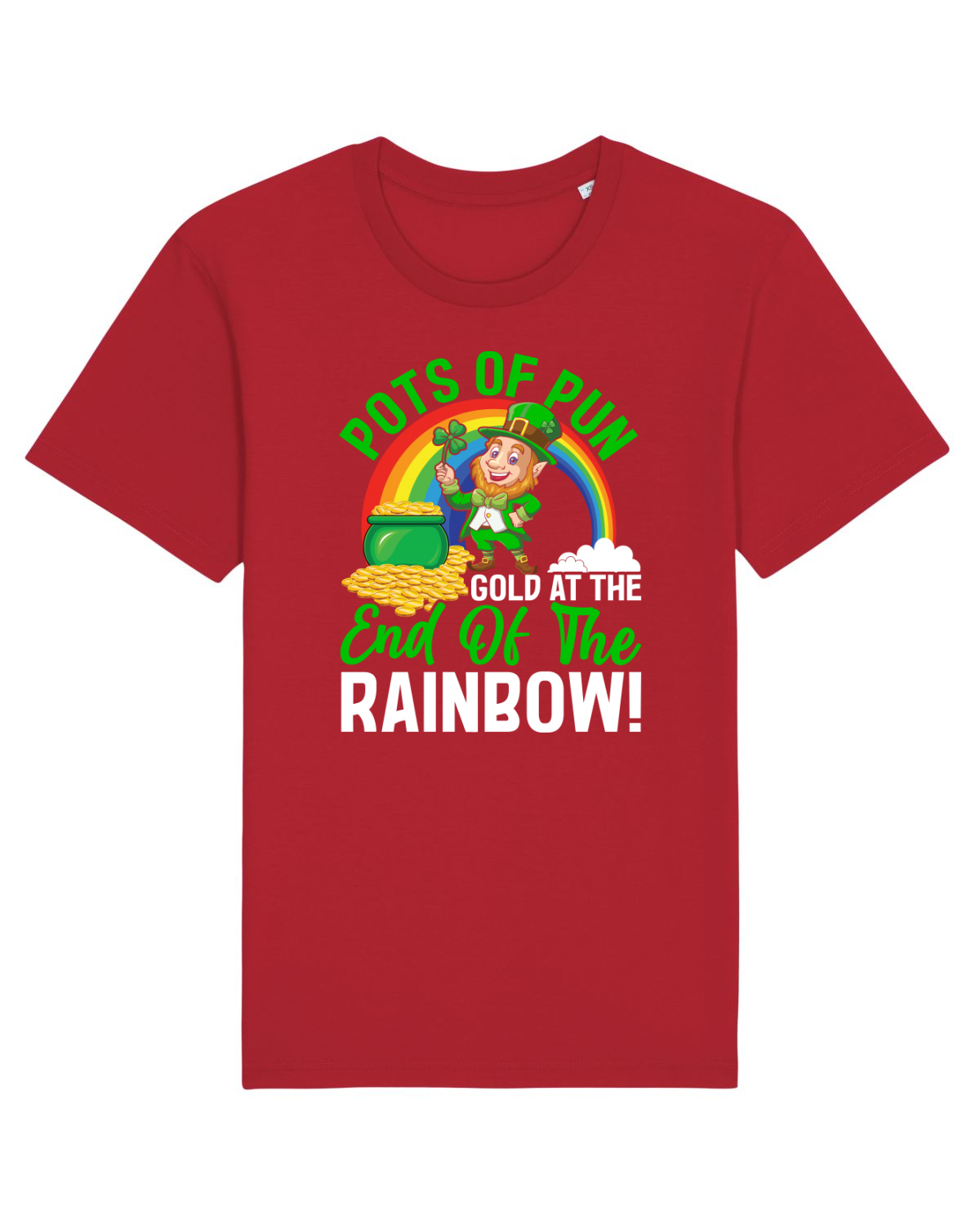 Tricou mânecă scurtă Unisex Rocker Red