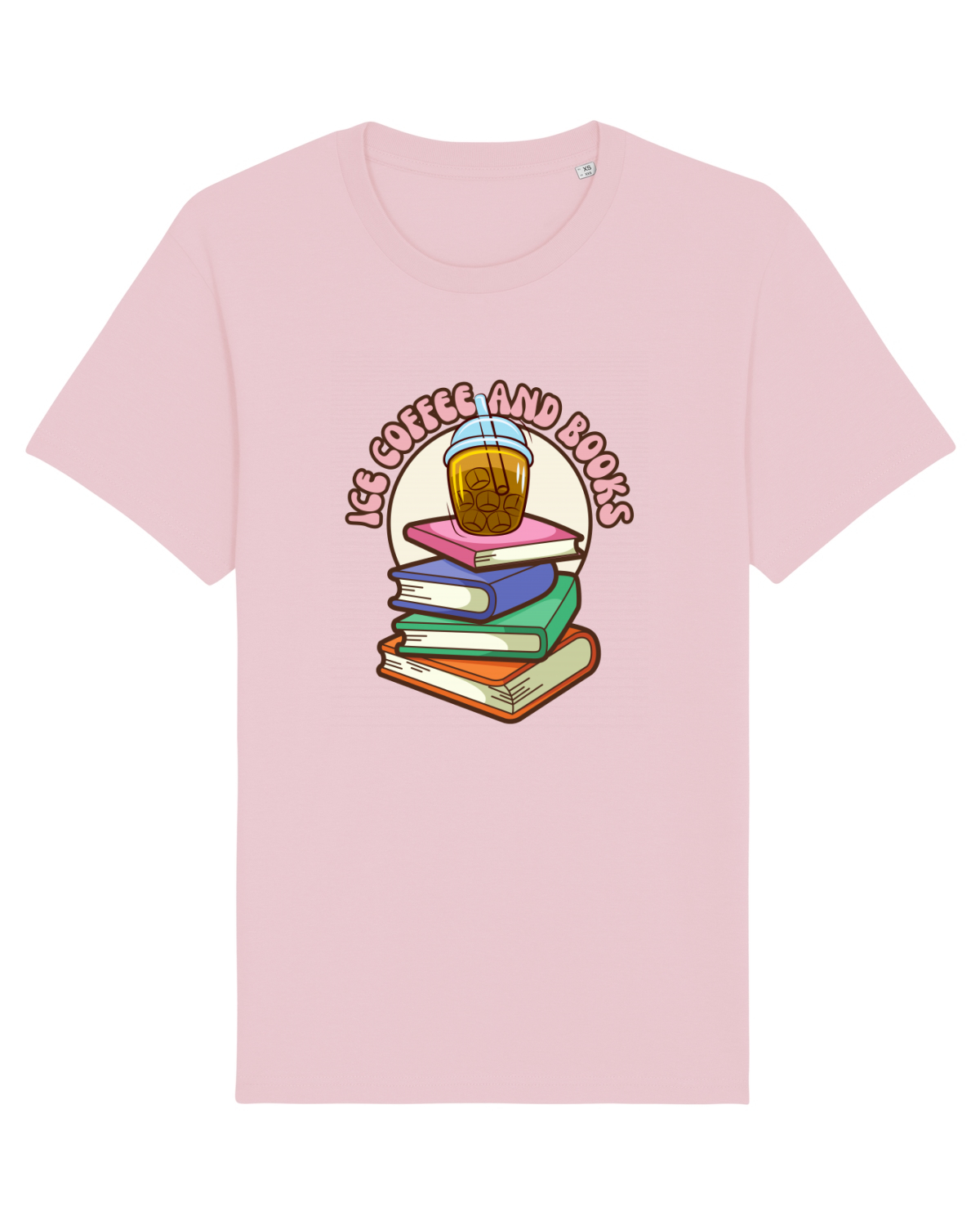 Tricou mânecă scurtă Unisex Rocker Cotton Pink