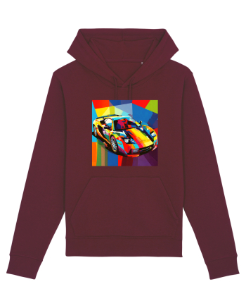 Masina Sport Pop Art Burgundy