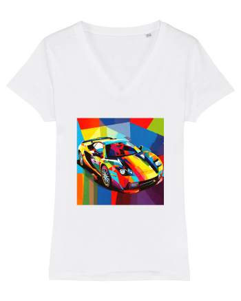 Masina Sport Pop Art White