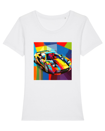 Masina Sport Pop Art White