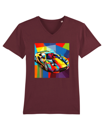 Masina Sport Pop Art Burgundy