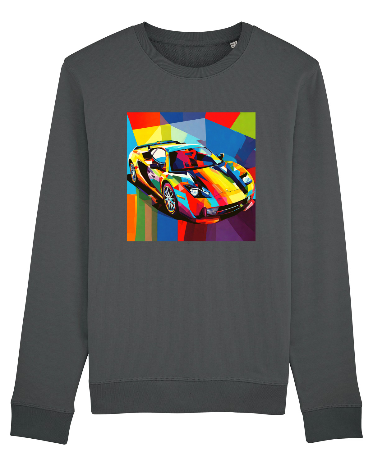 Bluză mânecă lungă Unisex Rise Anthracite