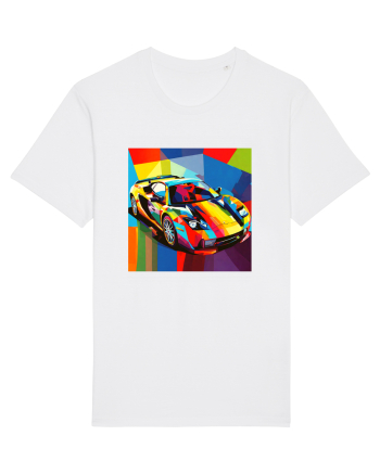 Masina Sport Pop Art White