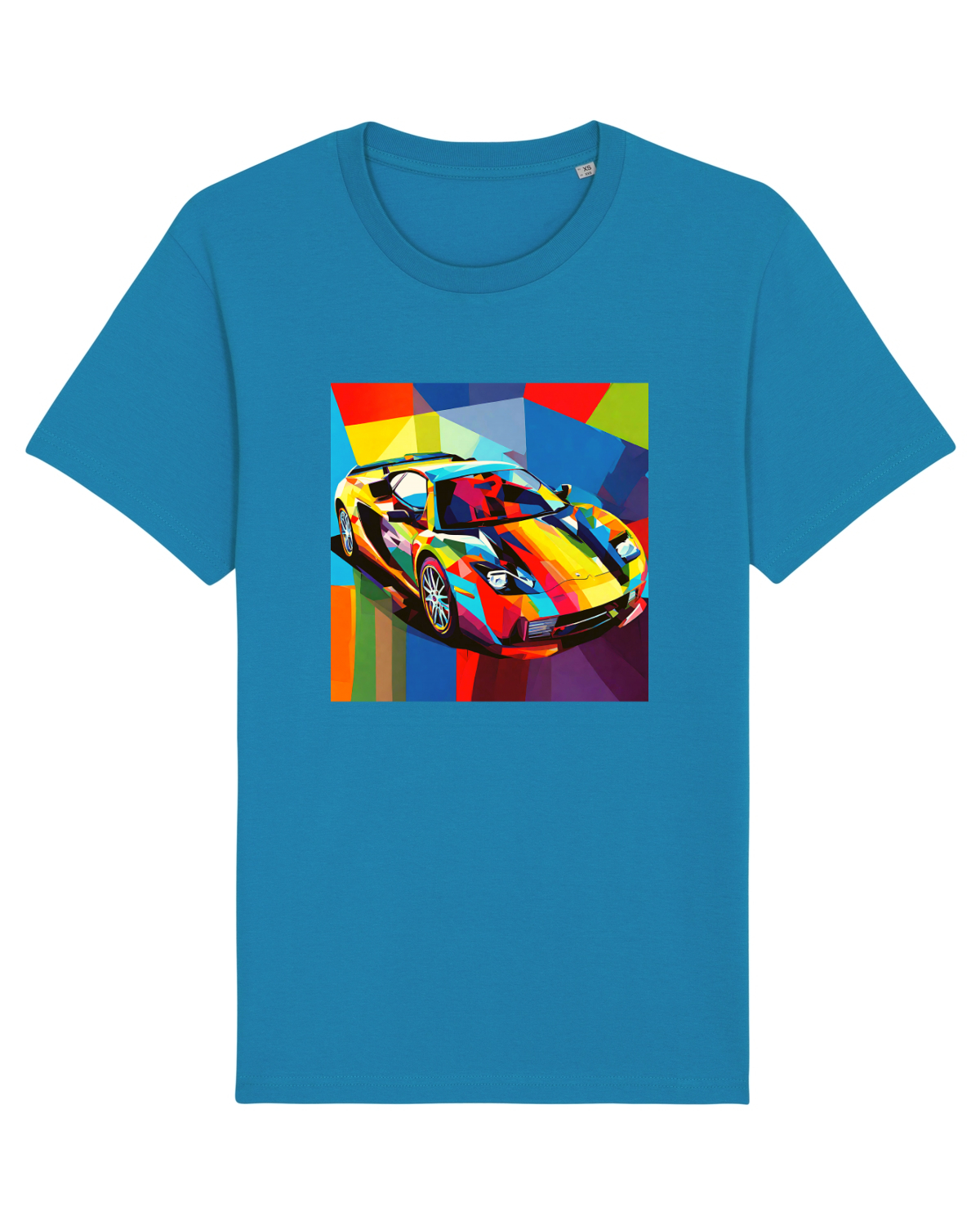 Tricou mânecă scurtă Unisex Rocker Azur