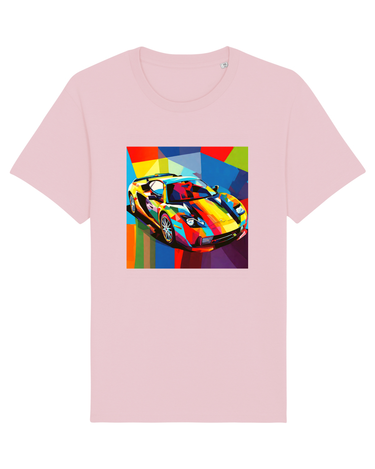 Tricou mânecă scurtă Unisex Rocker Cotton Pink