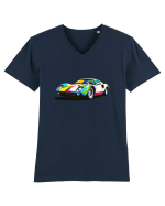 Masina Sport Pop Art Tricou mânecă scurtă guler V Bărbat Presenter