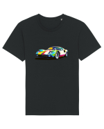 Masina Sport Pop Art Tricou mânecă scurtă Unisex Rocker