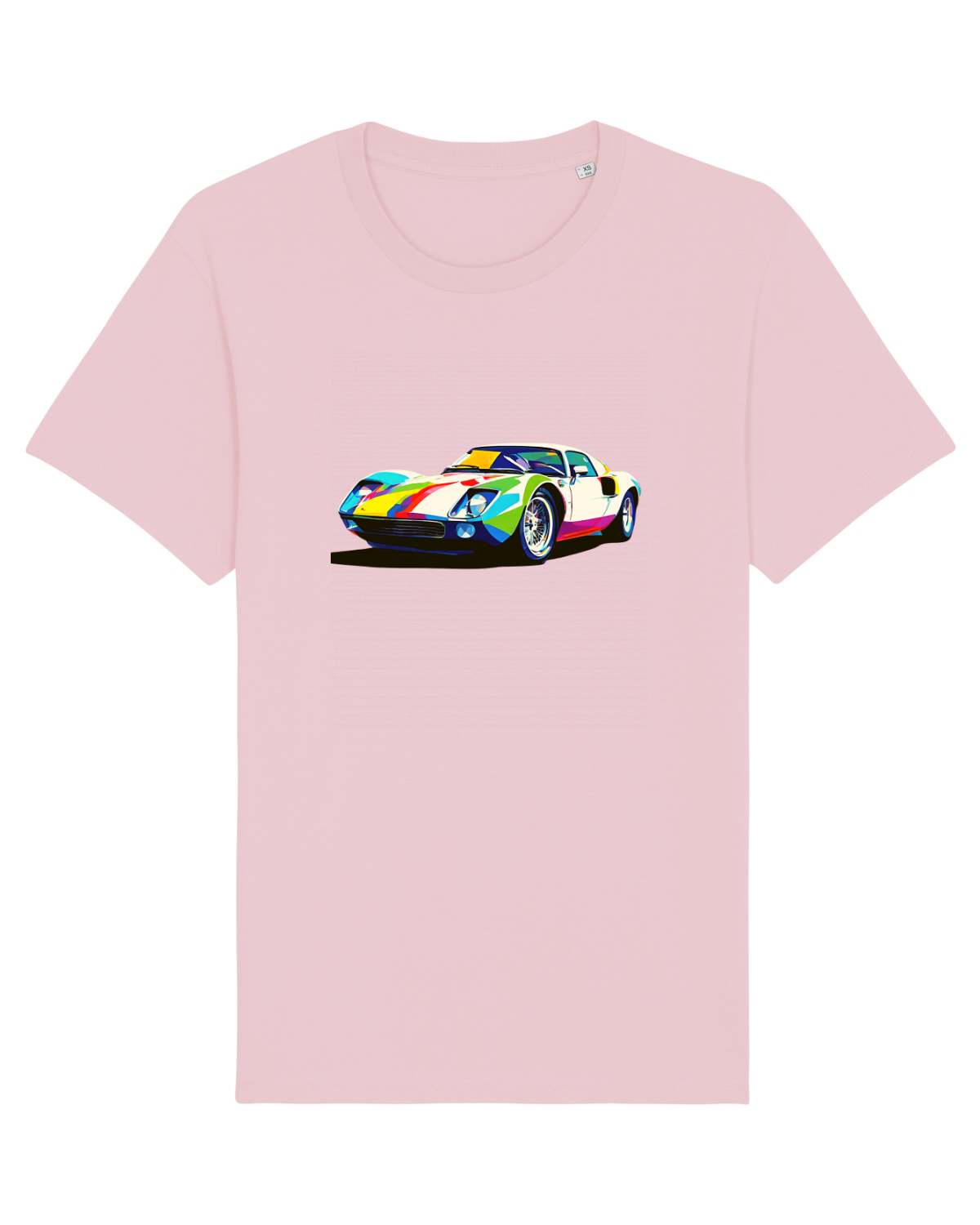 Tricou mânecă scurtă Unisex Rocker Cotton Pink