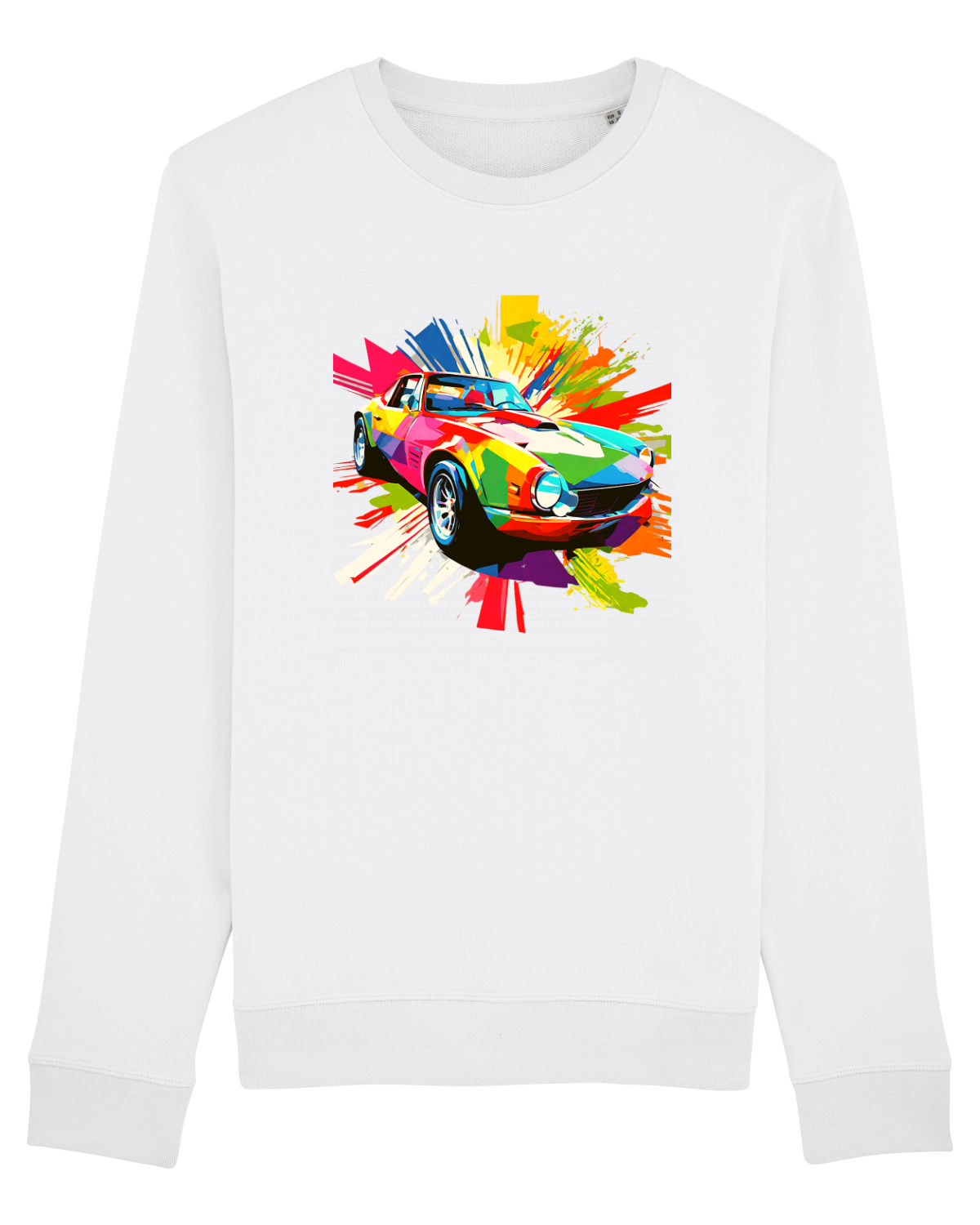 Bluză mânecă lungă Unisex Rise White