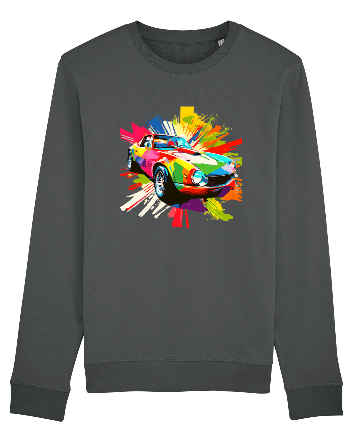 Bluză mânecă lungă Unisex Rise Anthracite