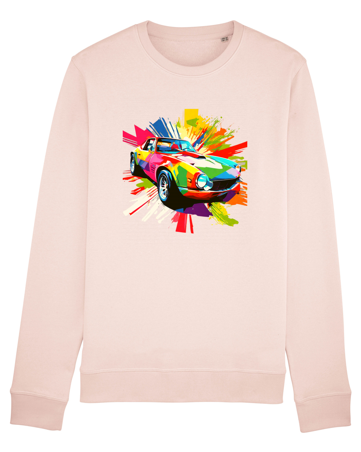 Bluză mânecă lungă Unisex Rise Candy Pink