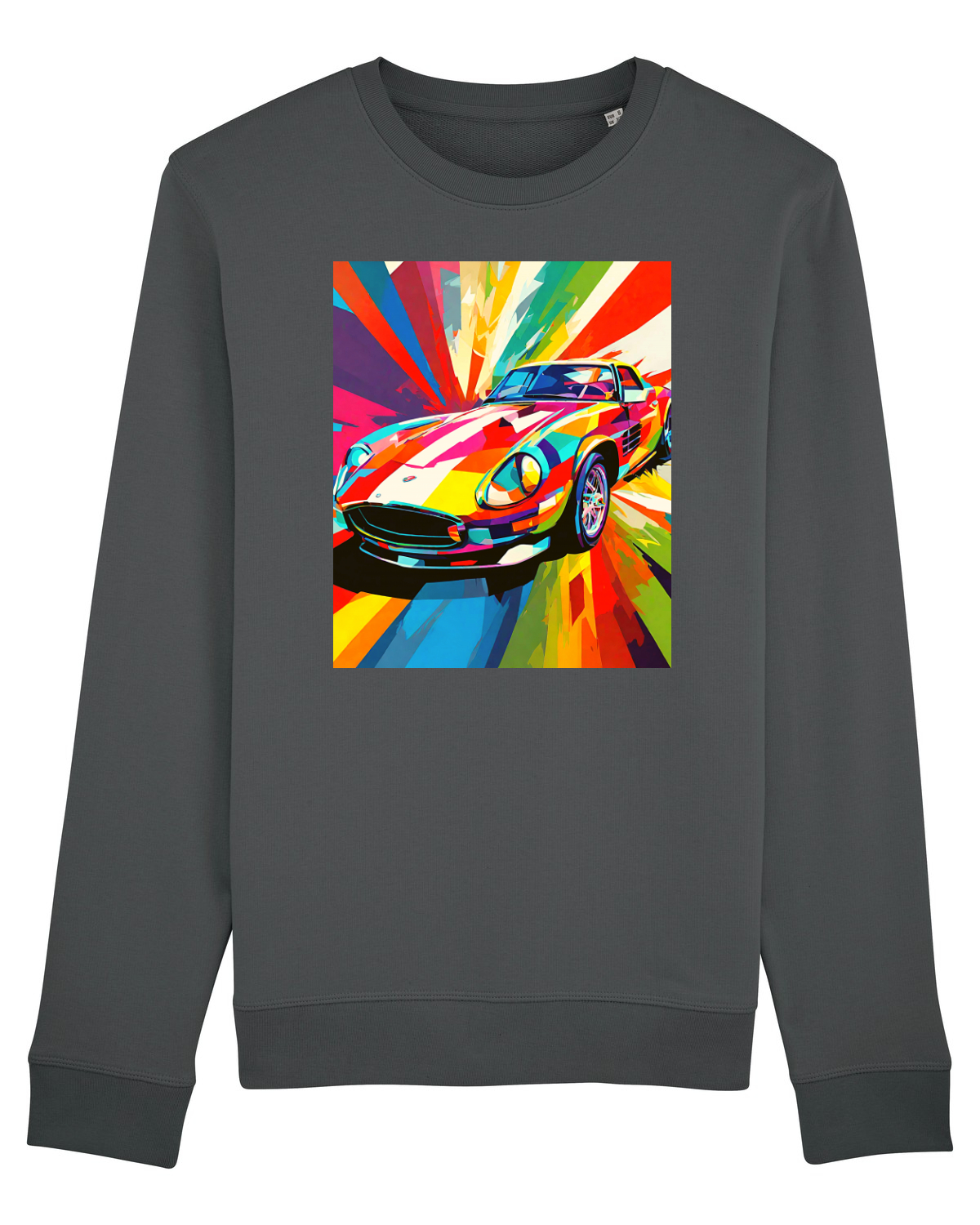 Bluză mânecă lungă Unisex Rise Anthracite