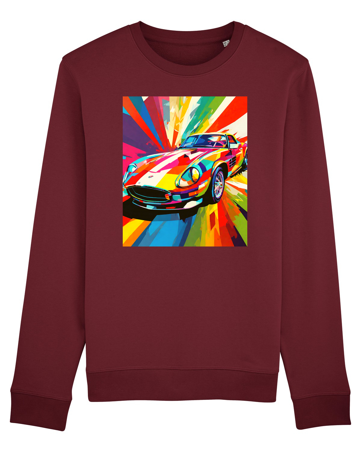 Bluză mânecă lungă Unisex Rise Burgundy