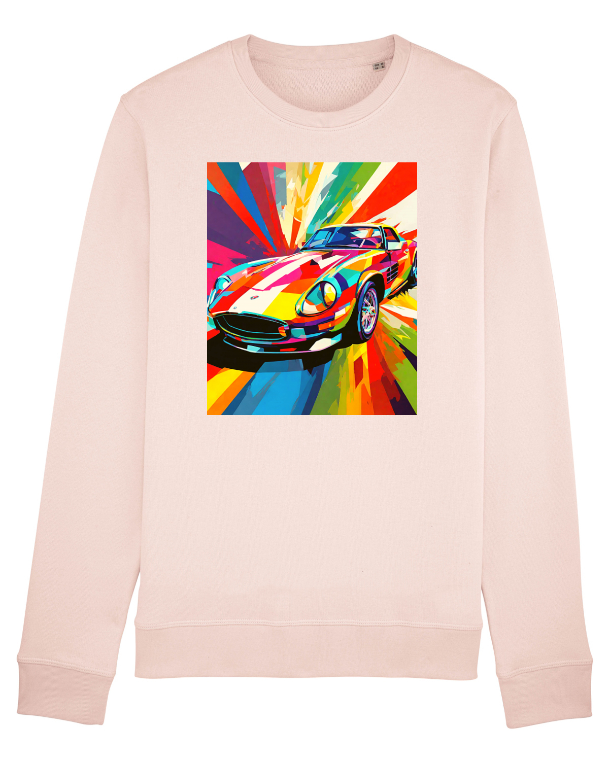 Bluză mânecă lungă Unisex Rise Candy Pink