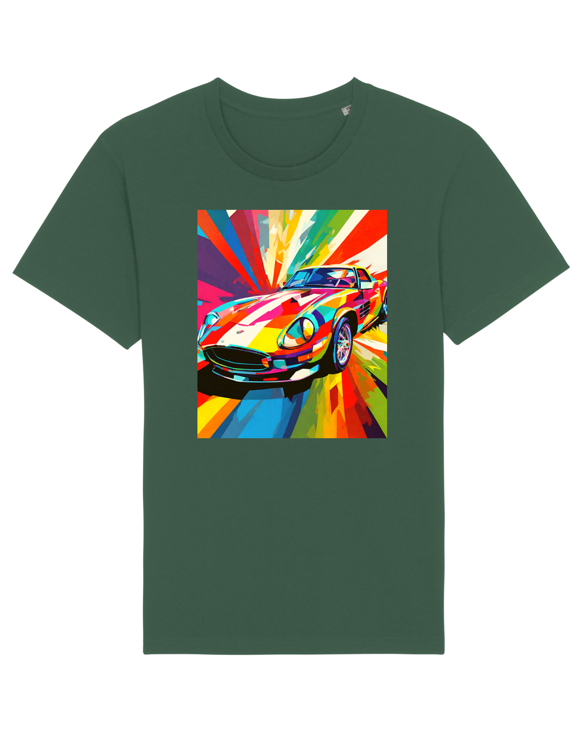 Tricou mânecă scurtă Unisex Rocker Bottle Green